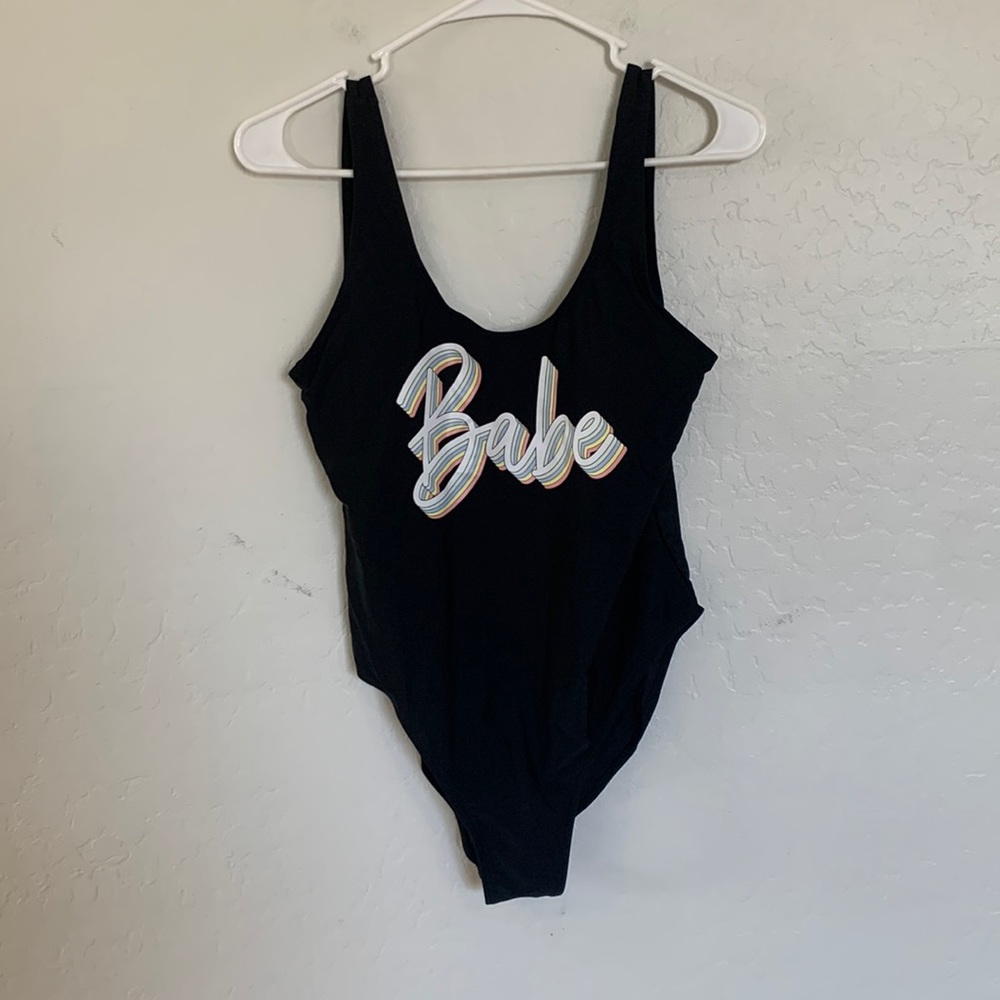 Babe One Piece Swimsuit Size Large